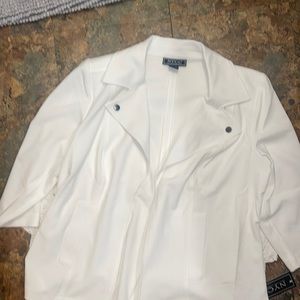 New York clothing company white blazer size 1X